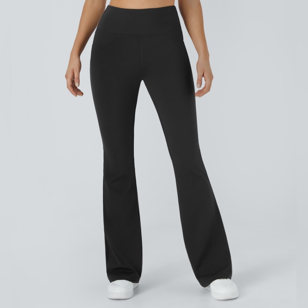 HALARA Black Flare Boot Cut Pants - NWT